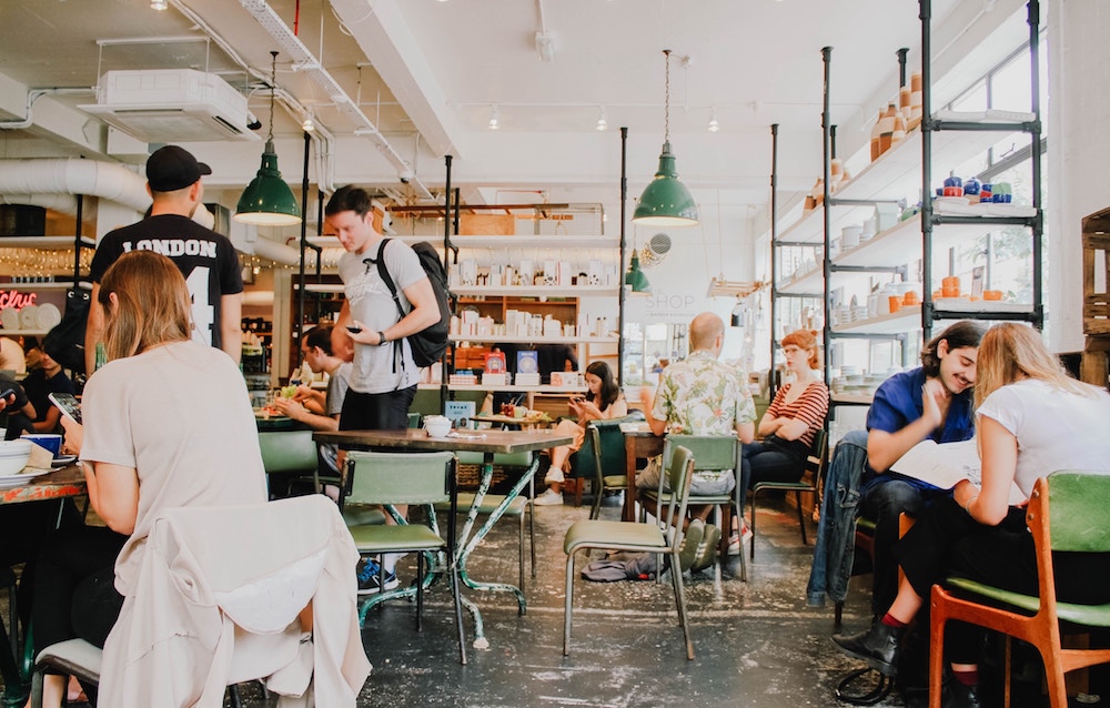 inside cafe